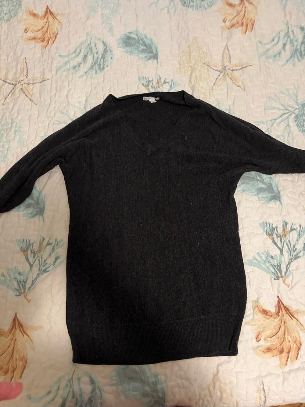 New York & Company Women's Black V-Neck Sweater